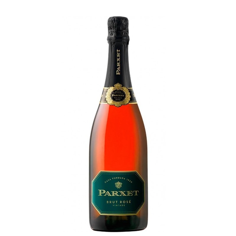 Botella de Cava Parxet Rosé Brut 75cl en fons transparent