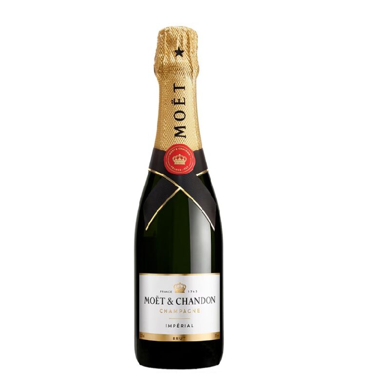 Botella de Champagne Moët & Chandon Impérial Brut 75cl en fons transparent